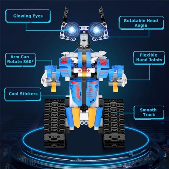 Robot Toys for 8-16 Year Old Boys Girls Kids with APP or Remote Control Science - Picture 5 of 7